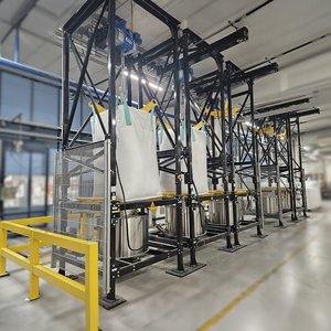 BigBag-Entleerstation in Produktion