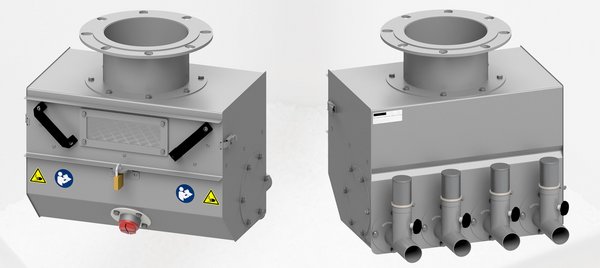 Neuer Absaugkasten mit Engelshaarsieb