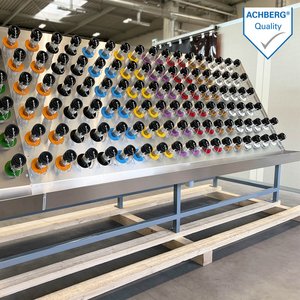 Sonder-Kupplungsbahnhof mit Farbcodierung